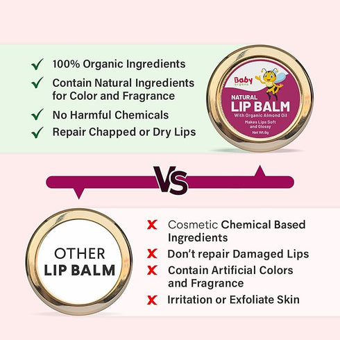 Babyorgano Natural Lip Balm 8gm